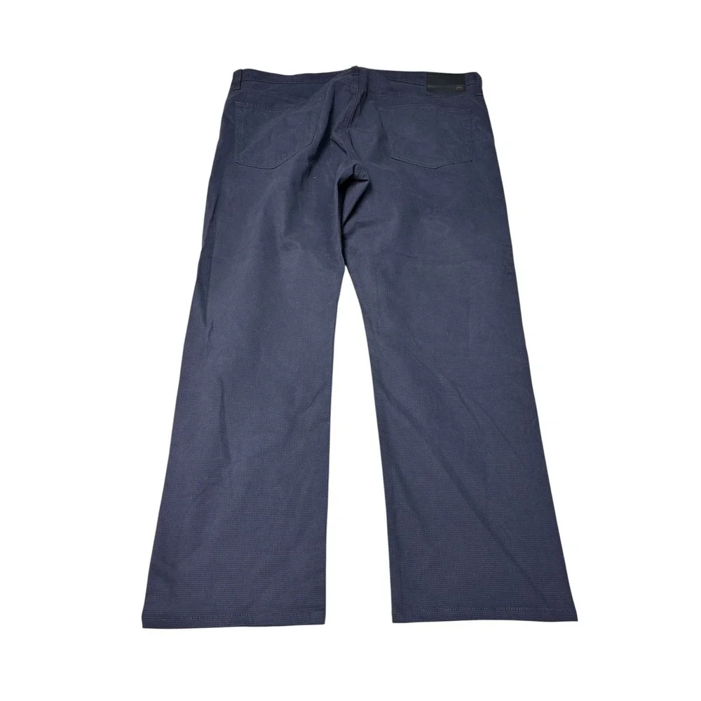 AG‎ Adriano Goldschmied Everett Slim Straight Pants Navy Blue Mens 40x29 1794SUD
